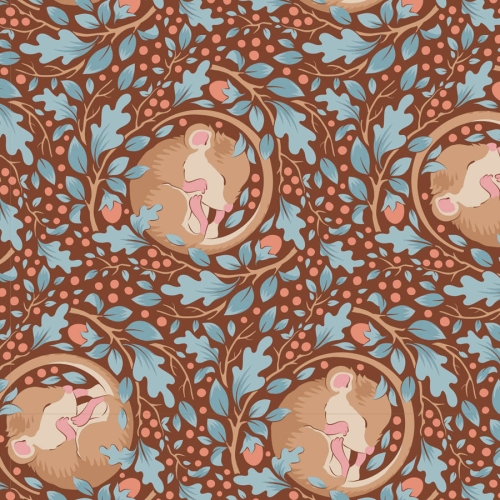 Tilda Patchwork Stoff Baumwolle - Hibernation - Slumbermouse-Hazel